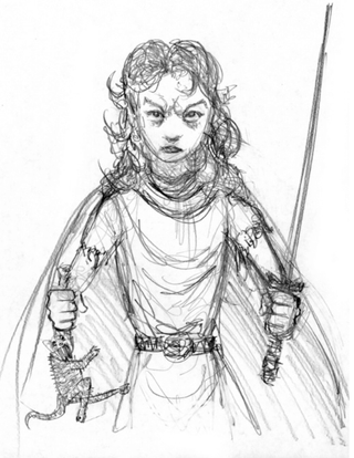 Illustration for article titled And Finally, How to Make Arya Stark of Winterfell Look Even More Badass